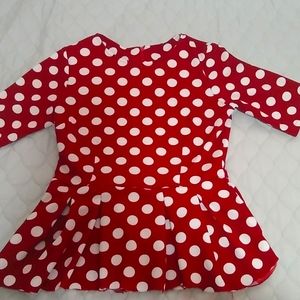 A peplum t-shirt with pockets